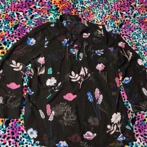 I (heart) Ronson transparent dress shirt